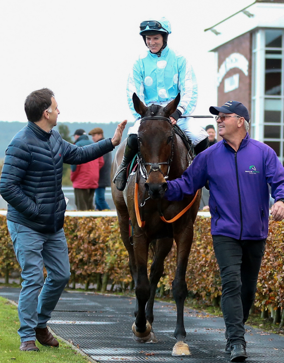 Minella Melody and Rachael Blackmore take the Solerina Mares Hurdle.png