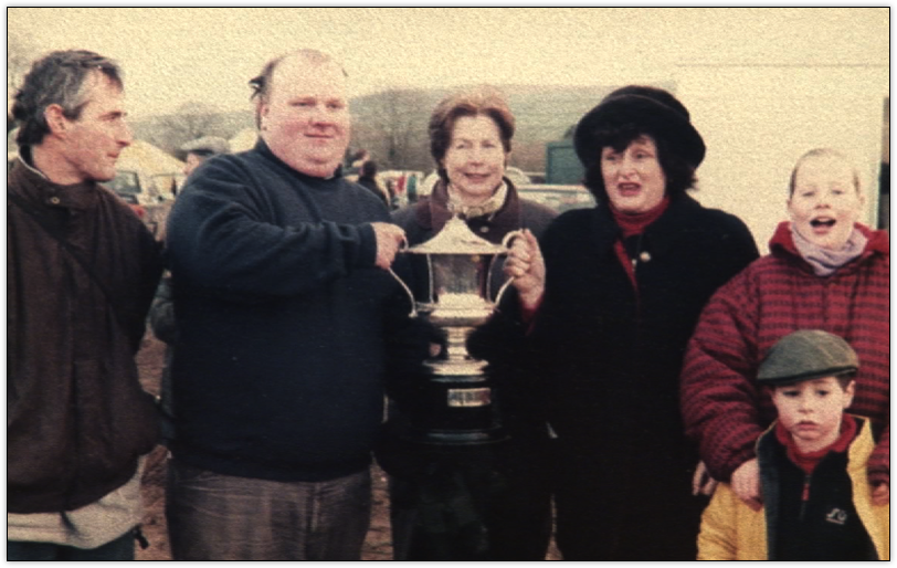 Nallen collects another cup.